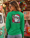 Southern Couture Classic Retro Santa Holiday - Adult & Kids T-Shirts, Sweatshirts & Hoodies apparel design preview 1