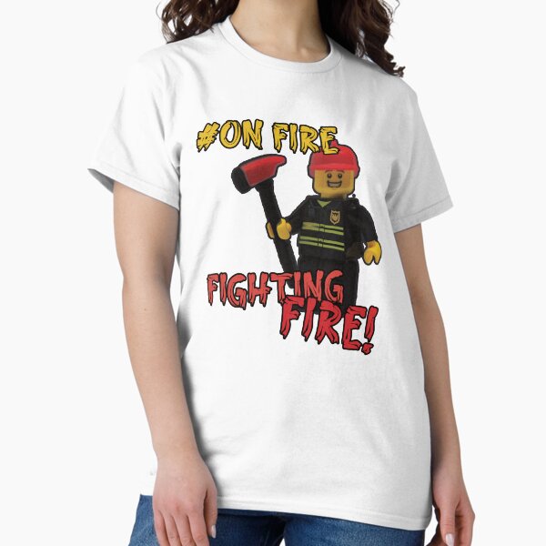 Firefighter toy figure art - Adult & Kids T-Shirts, Sweatshirts & Hoodies apparel design preview 1