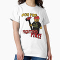 Firefighter toy figure art - Adult & Kids T-Shirts, Sweatshirts & Hoodies apparel design preview 1