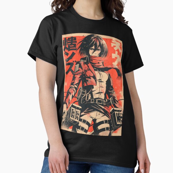 Mikasa Vintage Grunge Orange - Adult & Kids T-Shirts, Sweatshirts & Hoodies apparel design preview 1