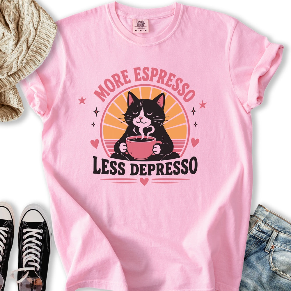 More Espresso Black Cat - Adult & Kids T-Shirts, Sweatshirts & Hoodies apparel design preview 2