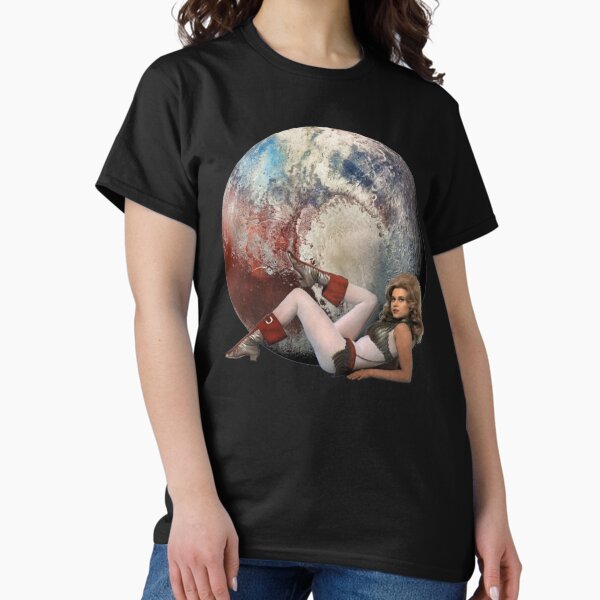Sci Fi Barbarella Travels to Pluto - Adult & Kids T-Shirts, Sweatshirts & Hoodies apparel design preview 1