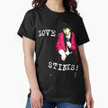 1998 the wedding singer Vintage LOVE STINKS! Classic - Adult & Kids T-Shirts, Sweatshirts & Hoodies apparel design preview 1