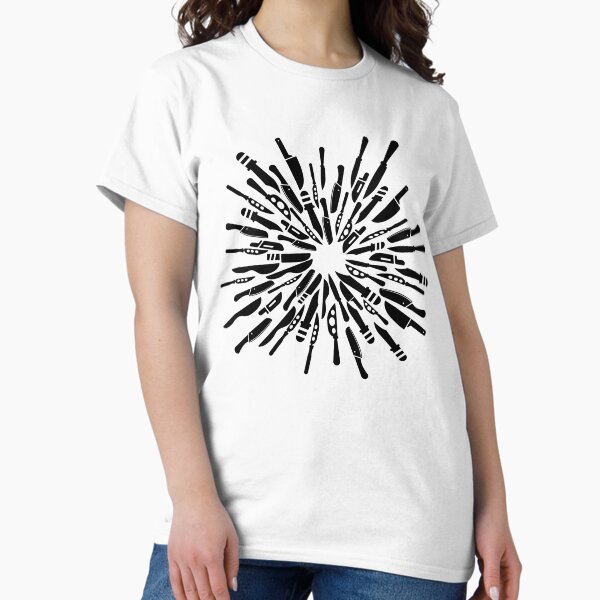 Knife Art, Knives Out - Adult & Kids T-Shirts, Sweatshirts & Hoodies apparel design preview 1