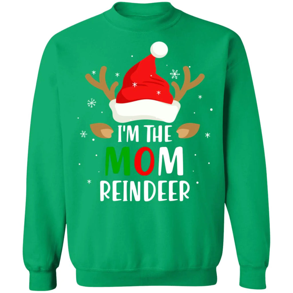 I’m the mom reindeer Christmas sweater product image 3