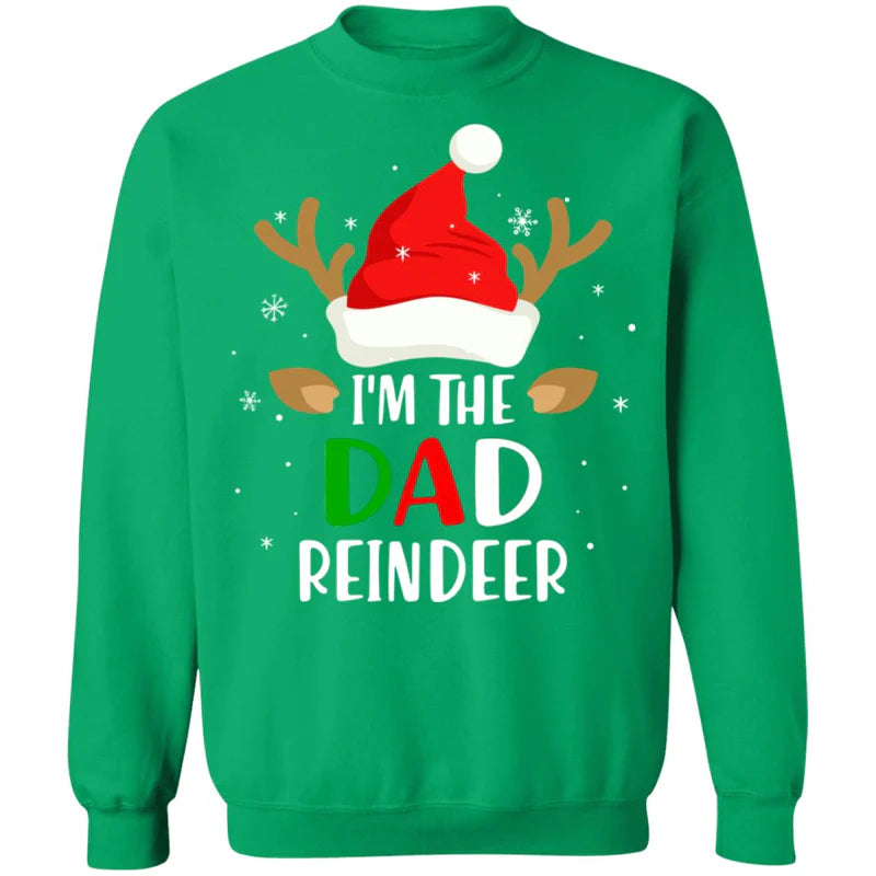 I’m the dad reindeer Christmas sweater product image 3