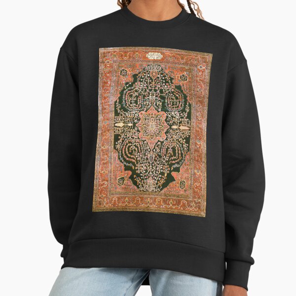 Antique Floral Persian Carpet Pattern Print - Adult & Kids T-Shirts, Sweatshirts & Hoodies apparel design preview 1