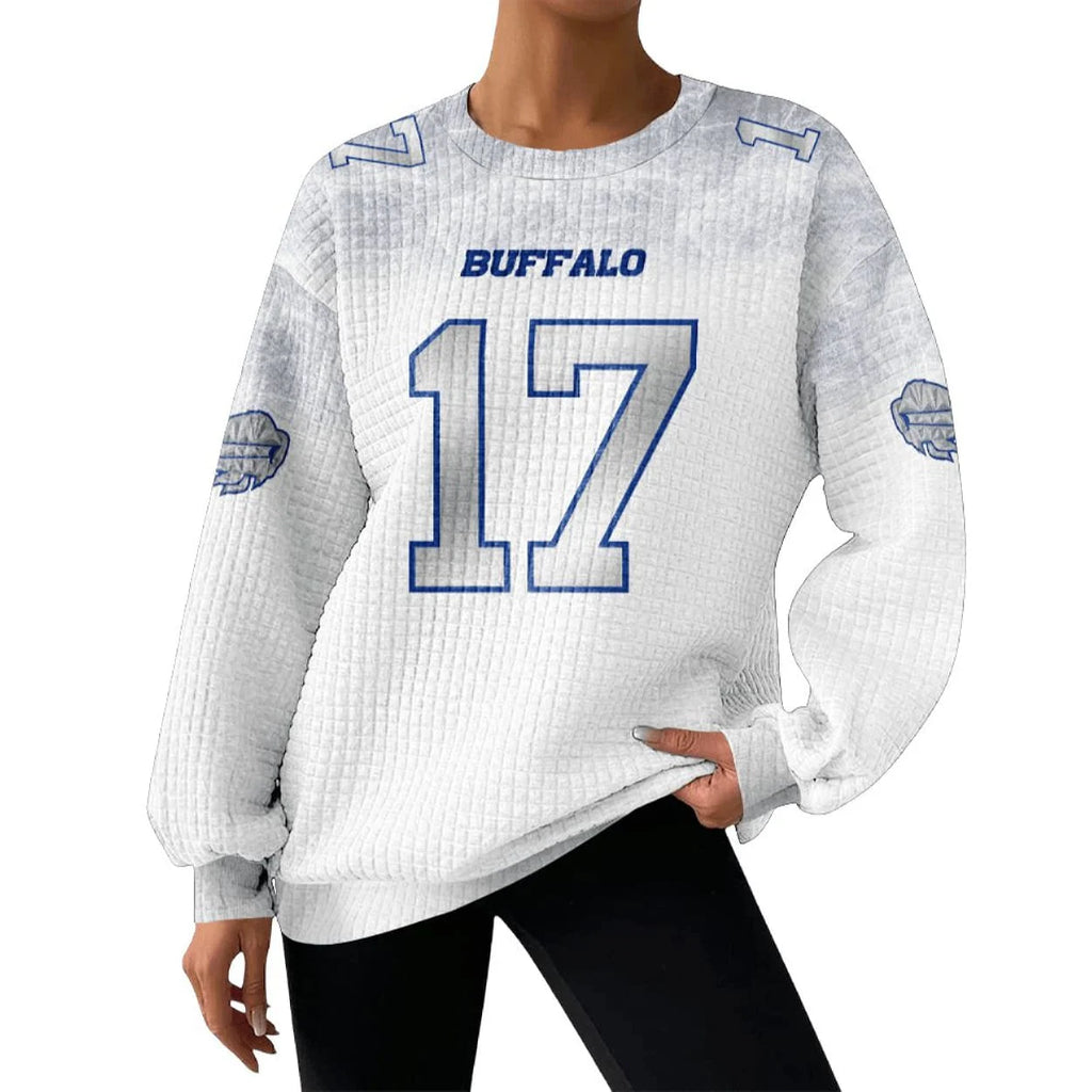 2025 Bill Football Rivalries Cold Front Waffle Sweatshirt product image
