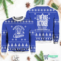 2025 Dodger World Series We Rule October Back To Back Ugly Sweater product image