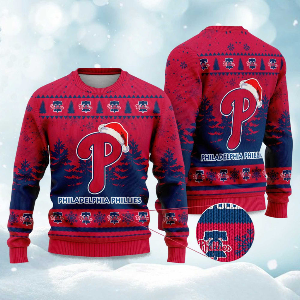 2025 Phillie Snowflakes Christmas Ugly Sweater product image
