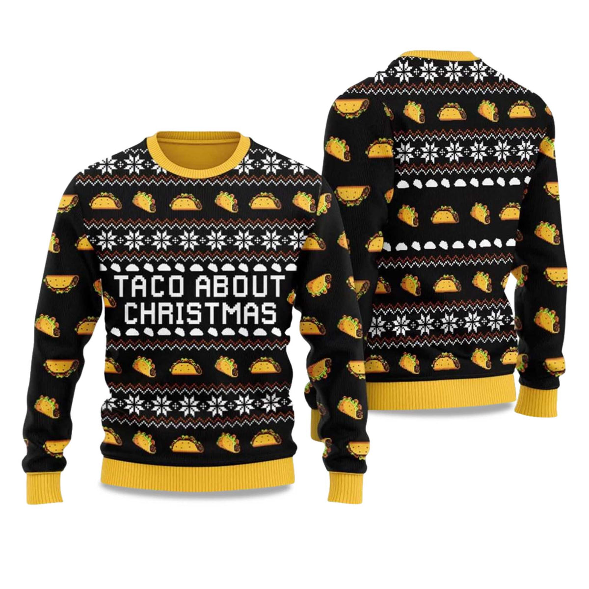 2025 Taco About Christmas Ugly Christmas Sweater product image