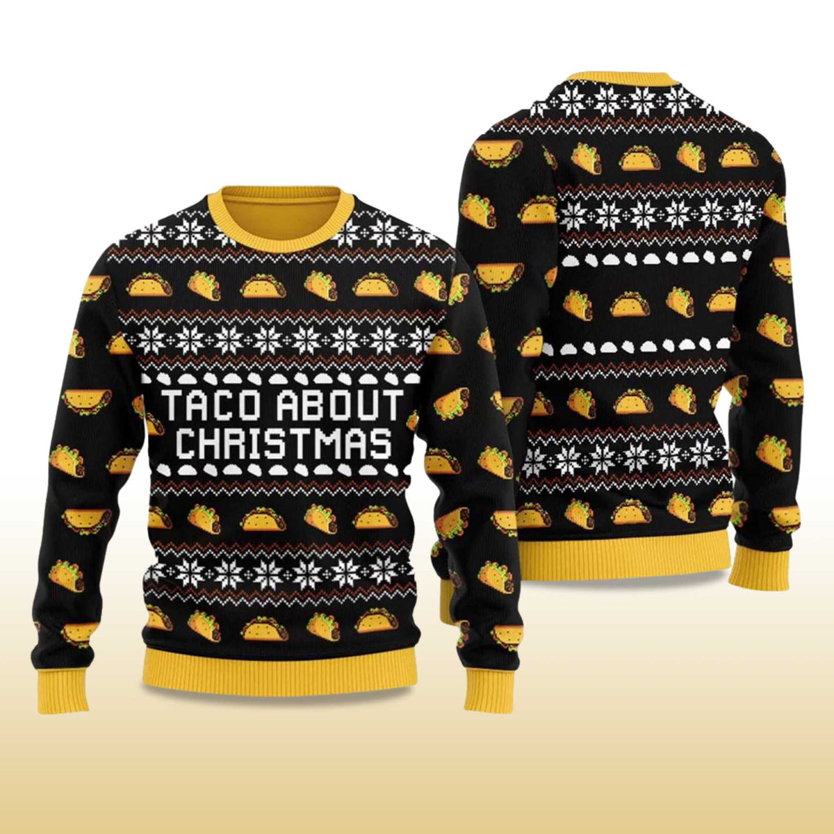 2025 Taco About Christmas Ugly Christmas Sweater product image 4