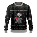 2025 When You’re Dead Inside But It’s Christmas Ugly Sweater product image