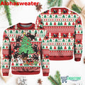 Black Cats Destroying Christmas Tree Christmas Ugly Sweater product image