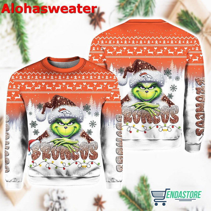 Bronco Grnch Season Christmas Ugly Sweater product image