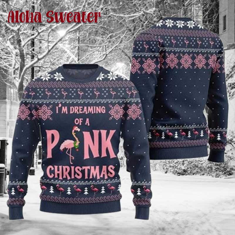 Jingle With Flamingo Ugly Christmas Sweater product image 5