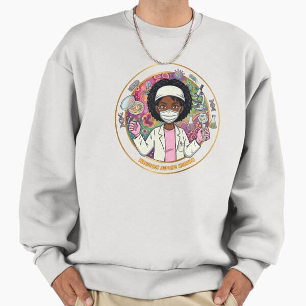 Microbes before hobbies (microbiologist) - Adult & Kids T-Shirts, Sweatshirts & Hoodies apparel design preview 1