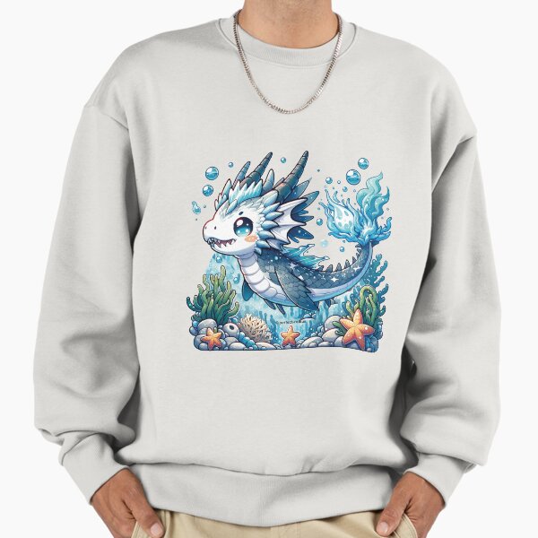 Legendary animals Frostfire Dragon fish - Adult & Kids T-Shirts, Sweatshirts & Hoodies apparel design preview 1