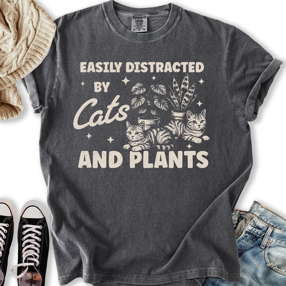 Cats and Plants - Adult & Kids T-Shirts, Sweatshirts & Hoodies apparel design preview 2