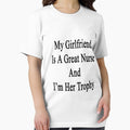 My Girlfriend Is A Great Nurse And I'm Her Trophy - Adult & Kids T-Shirts, Sweatshirts & Hoodies apparel design preview 1
