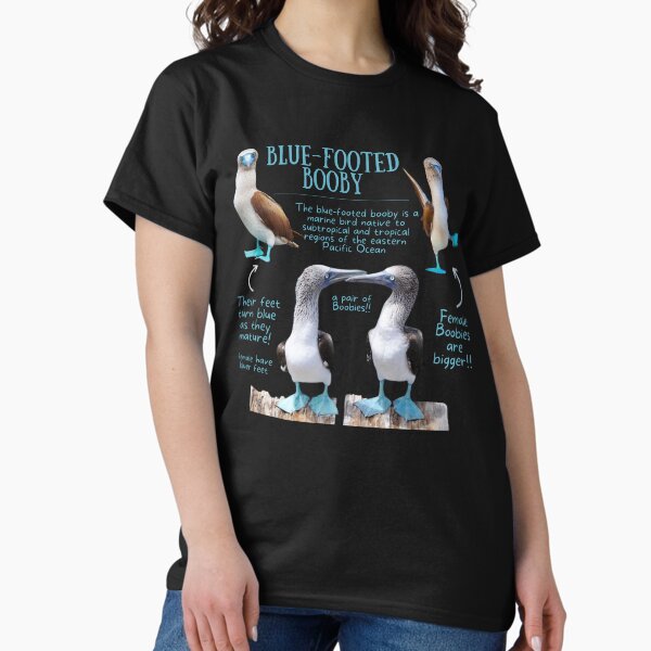 Blue-footed Booby Fun Fact - Adult & Kids T-Shirts, Sweatshirts & Hoodies apparel design preview 1