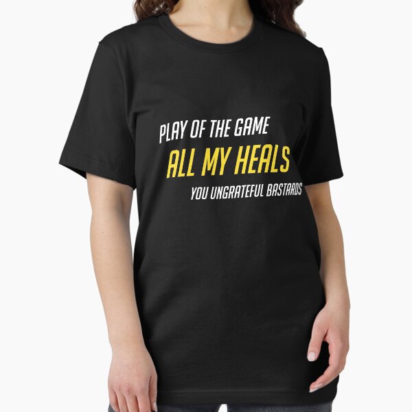 Salty Support Main/Healer - Adult & Kids T-Shirts, Sweatshirts & Hoodies apparel design preview 1