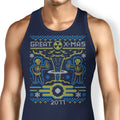 2077 Xmas Tank Top - Adult & Kids T-Shirts, Sweatshirts & Hoodies apparel design preview 1