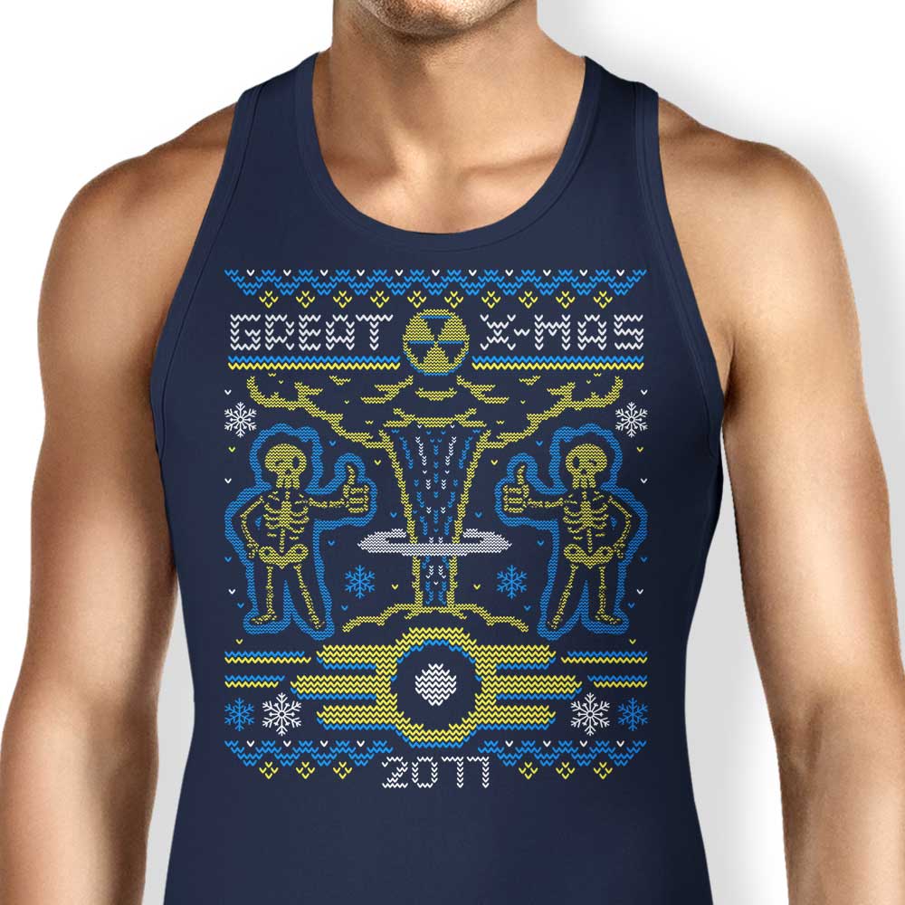 2077 Xmas Tank Top - Adult & Kids T-Shirts, Sweatshirts & Hoodies apparel design preview 1