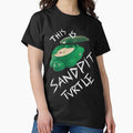 This Is Sandpit Turtle bmth meme white on black - Adult & Kids T-Shirts, Sweatshirts & Hoodies apparel design preview 1