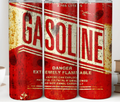 Vintage Gasoline Can 20 oz Skinny Tumbler Cup With - Adult & Kids T-Shirts, Sweatshirts & Hoodies apparel design preview 1