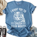 Shush Your Mouth - Adult & Kids T-Shirts, Sweatshirts & Hoodies apparel design preview 1