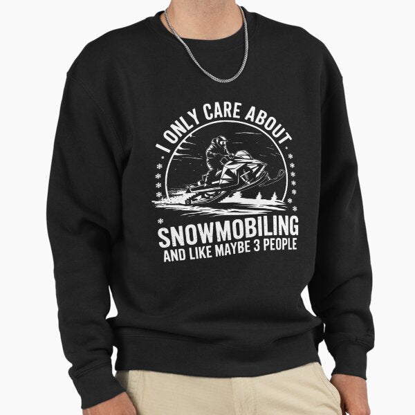 Snowmobile Motor Snowmobiling Winter Sports - Adult & Kids T-Shirts, Sweatshirts & Hoodies apparel design preview 1