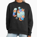 Red Space Pandas - Adult & Kids T-Shirts, Sweatshirts & Hoodies apparel design preview 1