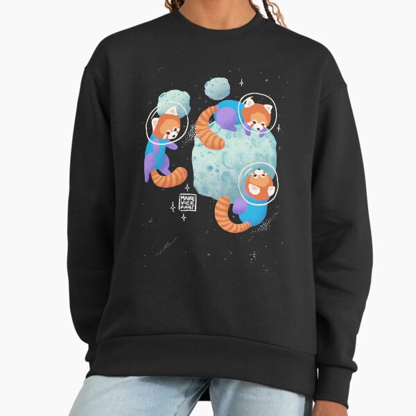 Red Space Pandas - Adult & Kids T-Shirts, Sweatshirts & Hoodies apparel design preview 1
