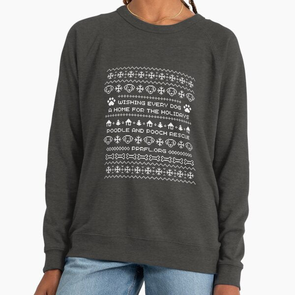 Poodle and Pooch Rescue of Florida Holiday Sweater - Adult & Kids T-Shirts, Sweatshirts & Hoodies apparel design preview 1
