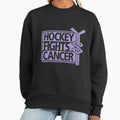 Hockey Fights Cancer Breast Awareness Puck Print - Adult & Kids T-Shirts, Sweatshirts & Hoodies apparel design preview 1