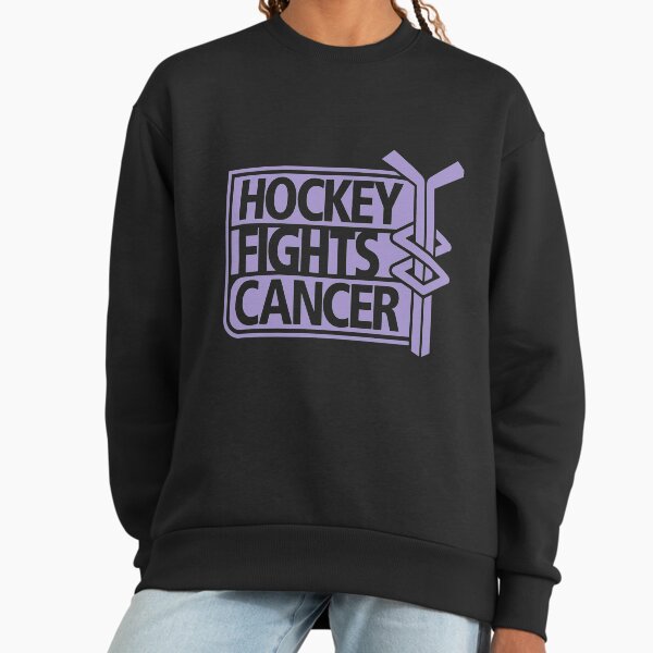 Hockey Fights Cancer Breast Awareness Puck Print - Adult & Kids T-Shirts, Sweatshirts & Hoodies apparel design preview 1