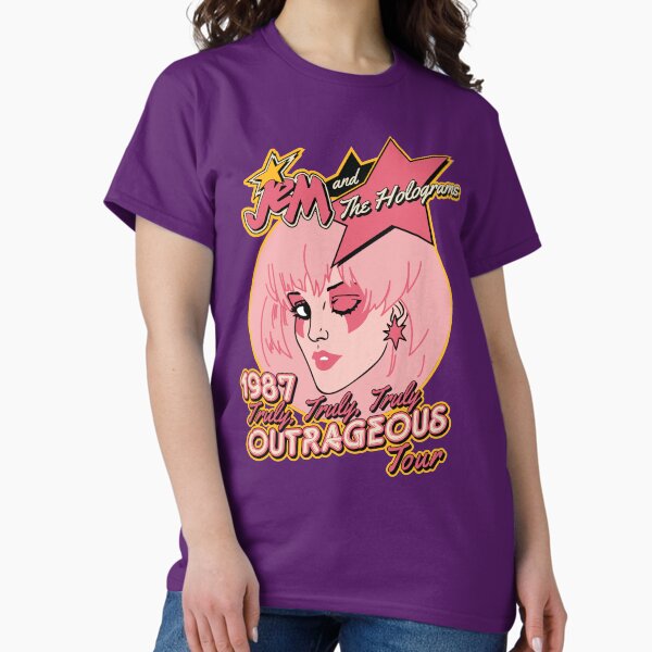 Jem and The Holograms Tour - Adult & Kids T-Shirts, Sweatshirts & Hoodies apparel design preview 1
