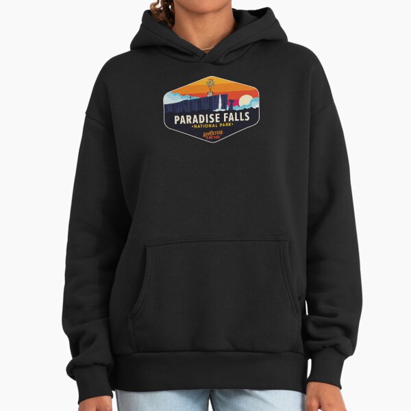 Paradise Falls National Park: Adventure is out there - Adult & Kids T-Shirts, Sweatshirts & Hoodies apparel design preview 1