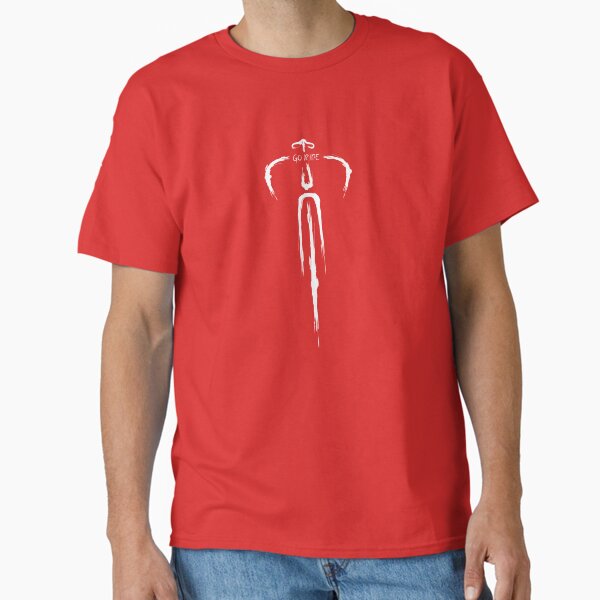 Go Ride Your Bicycle Ink Pen Style White - Adult & Kids T-Shirts, Sweatshirts & Hoodies apparel design preview 1