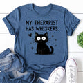 My Therapist Has Whiskers Cat Print Women Slogan - Adult & Kids T-Shirts, Sweatshirts & Hoodies apparel design preview 1
