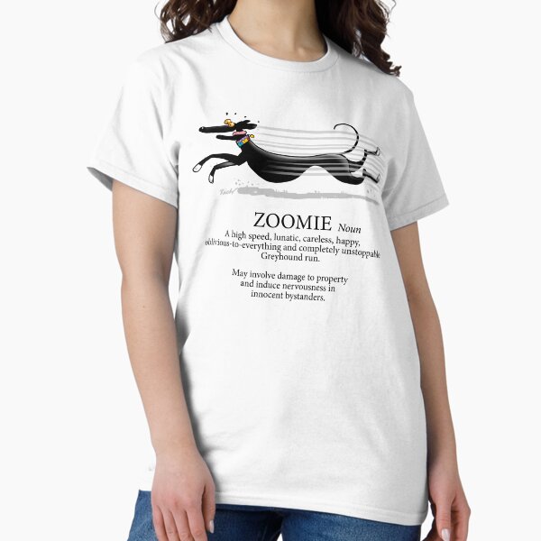 Greyhound Zoomie - Adult & Kids T-Shirts, Sweatshirts & Hoodies apparel design preview 1