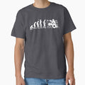 Drummer Evolution - Adult & Kids T-Shirts, Sweatshirts & Hoodies apparel design preview 1