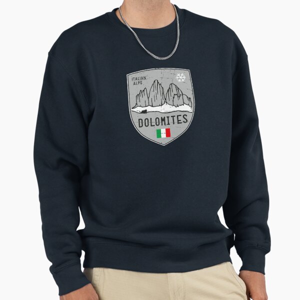 Dolomites Mountain Italy Emblem - Adult & Kids T-Shirts, Sweatshirts & Hoodies apparel design preview 1
