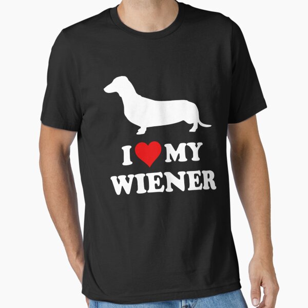 I Love My Wiener - Adult & Kids T-Shirts, Sweatshirts & Hoodies apparel design preview 1