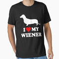 I Love My Wiener - Adult & Kids T-Shirts, Sweatshirts & Hoodies apparel design preview 1