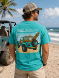 Southern Limits Beach Ridin Dog - Adult & Kids T-Shirts, Sweatshirts & Hoodies apparel design preview 1