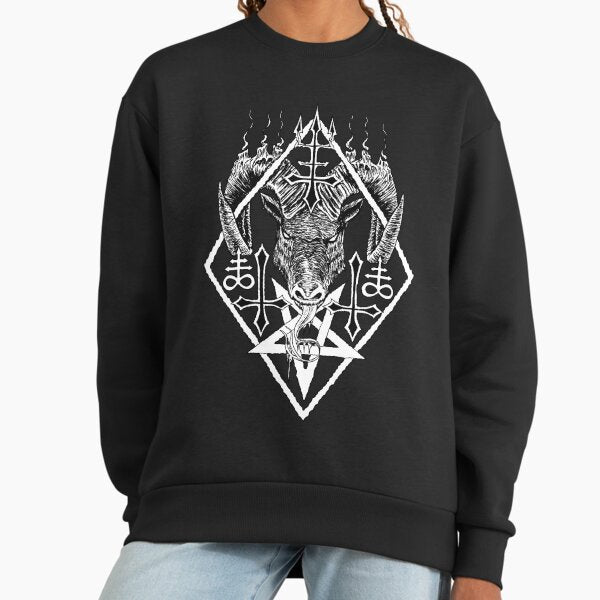 INFERNAL HORNED DEMON - Adult & Kids T-Shirts, Sweatshirts & Hoodies apparel design preview 1