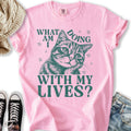Nine Lives Cat - Adult & Kids T-Shirts, Sweatshirts & Hoodies apparel design preview 1