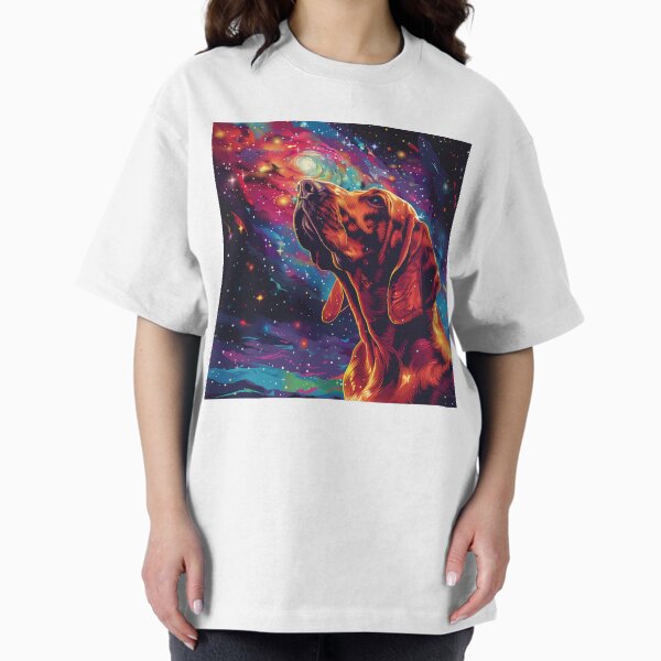Star gazing bloodhound - Adult & Kids T-Shirts, Sweatshirts & Hoodies apparel design preview 1